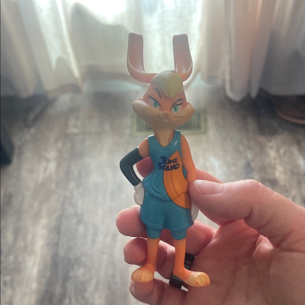 Tune Squad Lola Bunny Blue & Orange Basketball Figure - Kids Toy